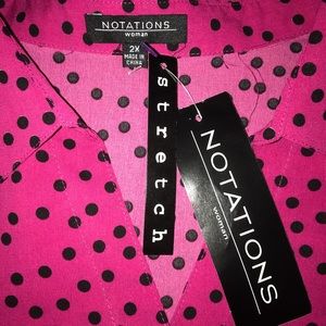 Women’s 2XL button up top. Brand new with tags